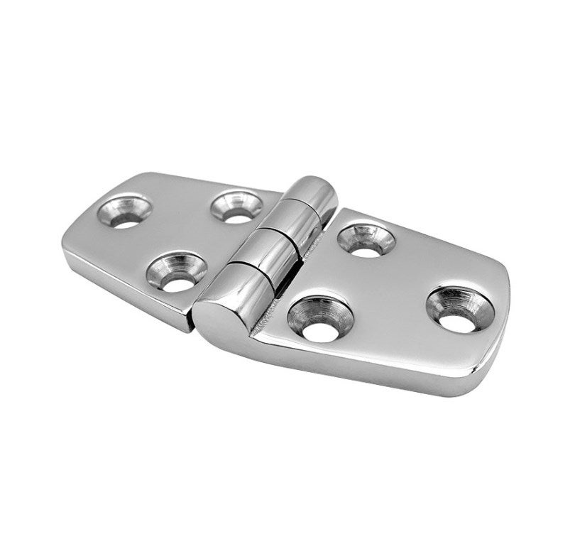 Zawias okrętowy 76 × 38 mm, zawias do drzwi szafek na łodzie, jachty, zawiasy do drzwi, zawiasy do szafek