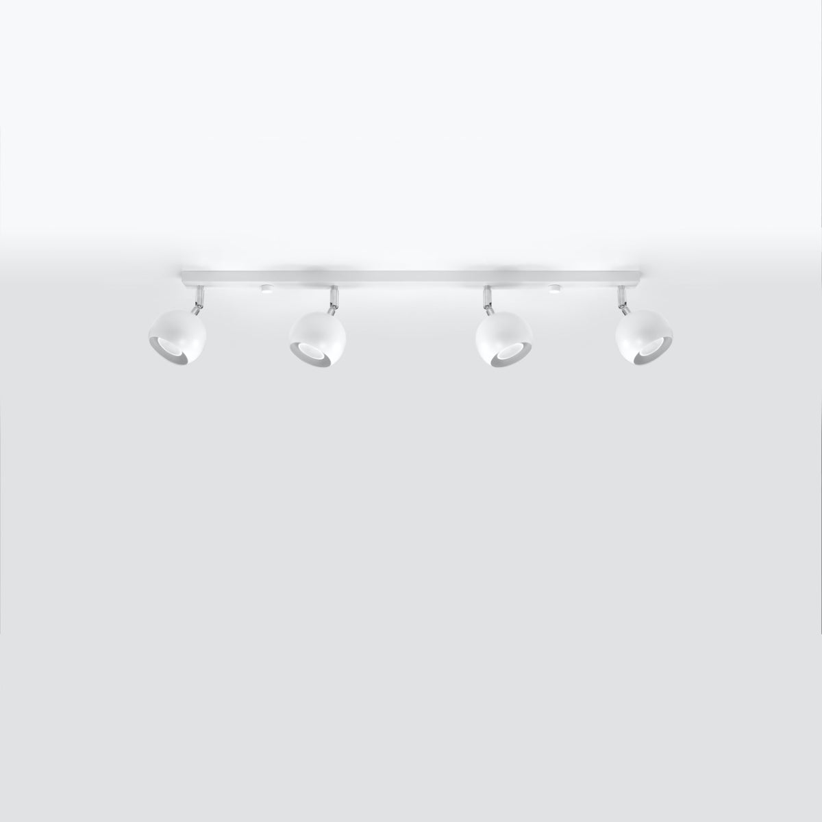 Plafon RAYIS 4L biały LED 4000K - 80x10x16cm Sollux