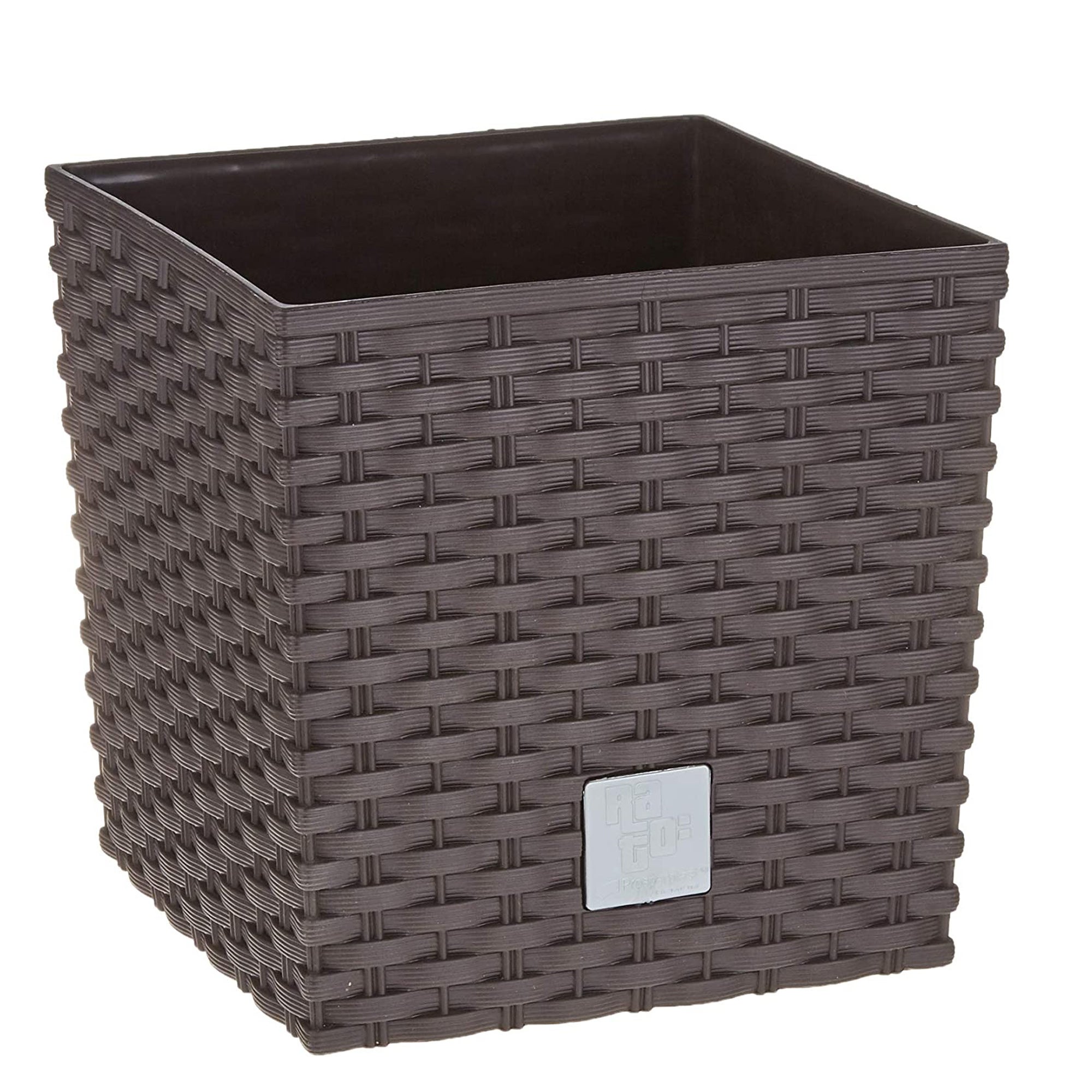 PROSPERPLAST Maceta alta 19 L Urbi Square Effect de plástico con