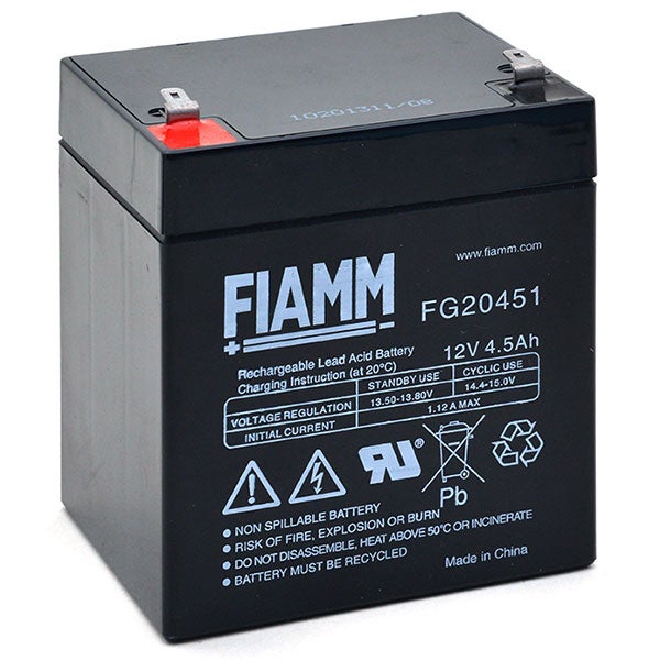 Batteria FIAMM 12V 1,2Ah - Piombo Acido, Faston 4,8mm - Foto 8