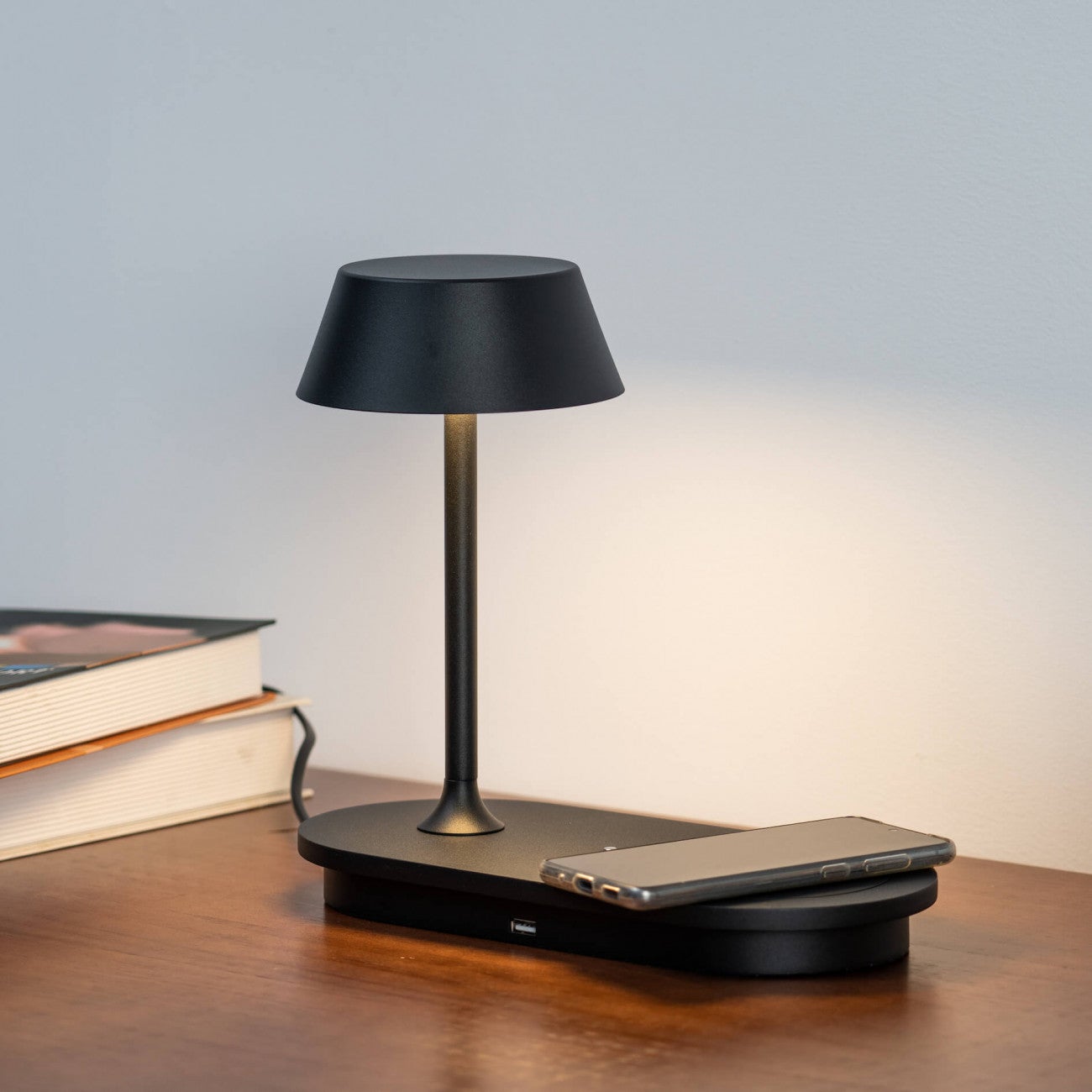 Lampada Da Comodino Intelligente Con Sveglia, Ricarica Wireless E Bluetooth - Luci RGB, Rumore Bianco, Altoparlante