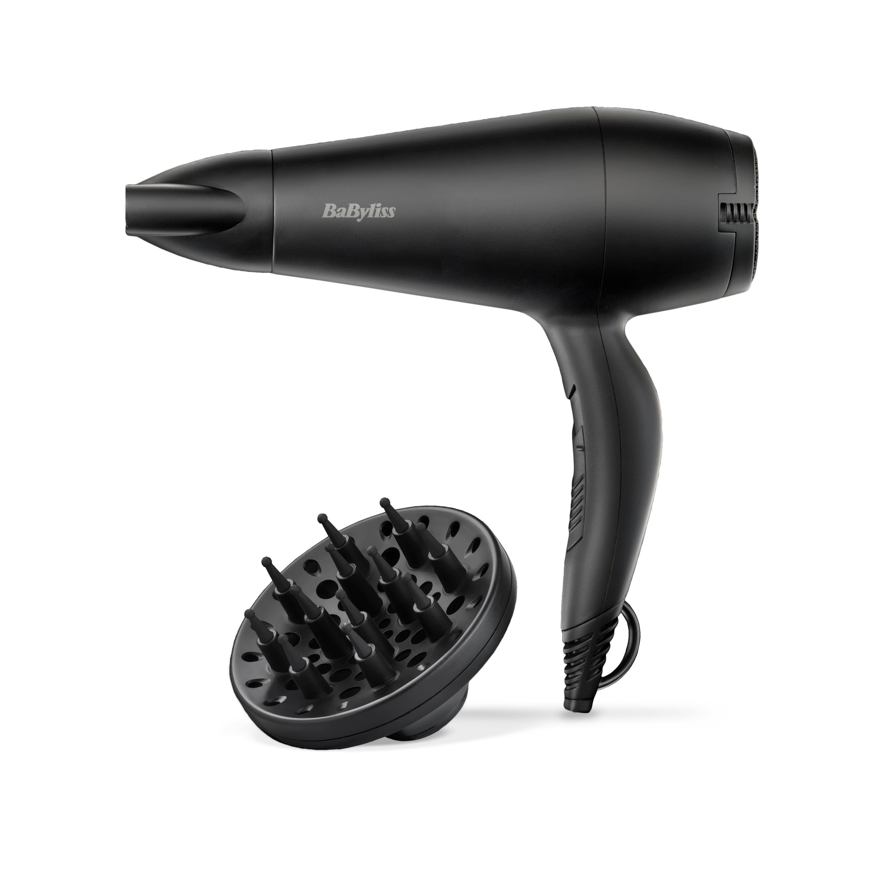 2000W Motor DC Babyliss D215DE | 2 Velocidades, 2 Temperaturas, Negro