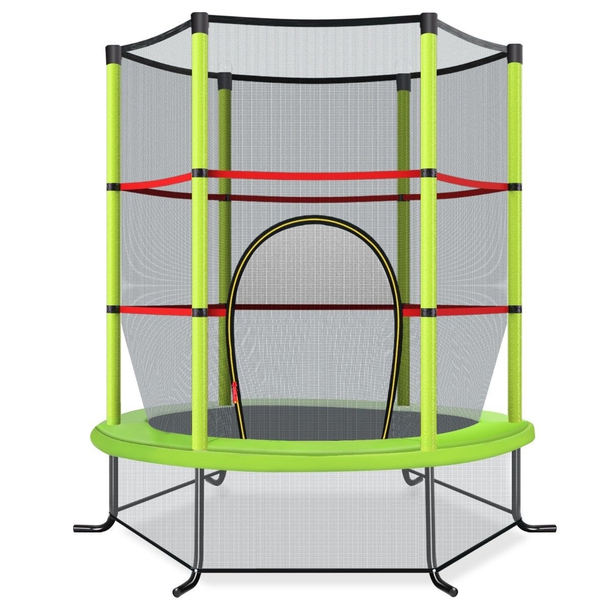 Trampoline rond avec filet - AXI Boston 244 cm en noir | Trampoline Trampoline rond avec filet - AXI Boston 244 cm en noir | Trampoline