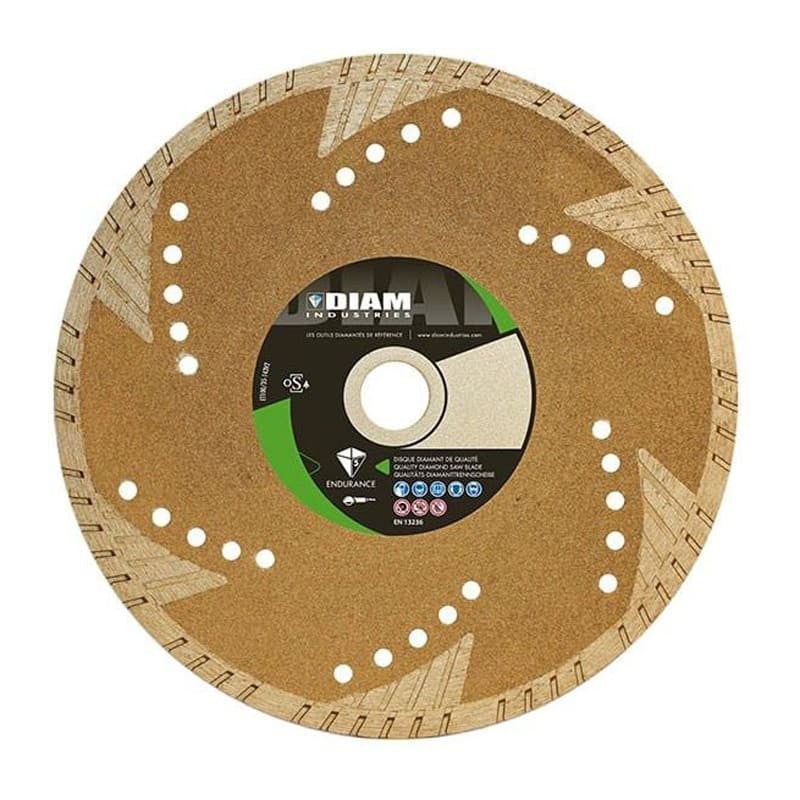 Disque diamant lisse matériaux très durs 230mmx22,23mm Diam Industries