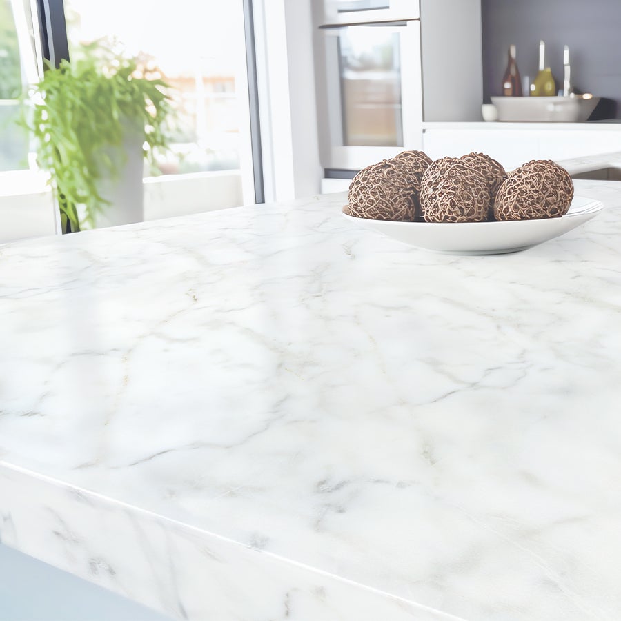 GRECO: Vinyle adhésif pour plan de travail de cuisine et salle de bain. Résistant aux taches. Imperméable. Facile à poser et à nettoyer. 0,65x2m - 2