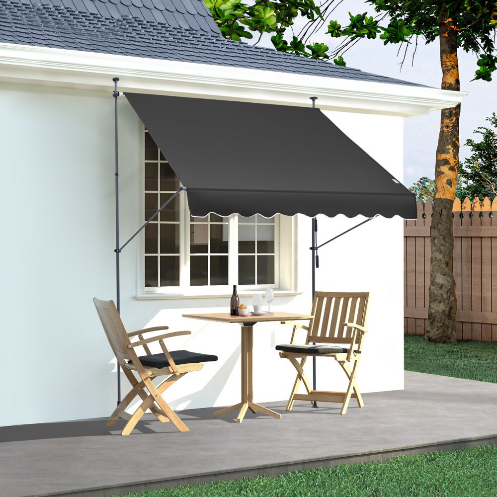 Tenda retrattile per balcone 250x120cm resistente all'acqua e UV80+ con struttura robusta TEKMAQUINAS - 5
