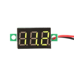 5 Pezzi Mini Voltmetro LED DC 2.4V-30V – Display Digitale A Due Fili, 0.36 Pollici, Blu/Giallo/Bianco/Rosso/Verde
