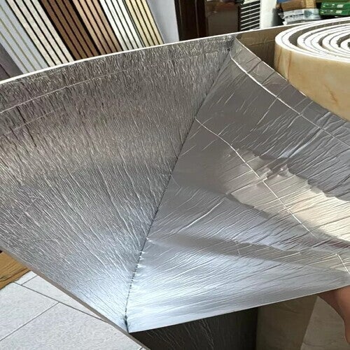 Pannello adesivo effetto marmo BIANCO PANNA pareti paraschizzi 120cm x 300cm - 4