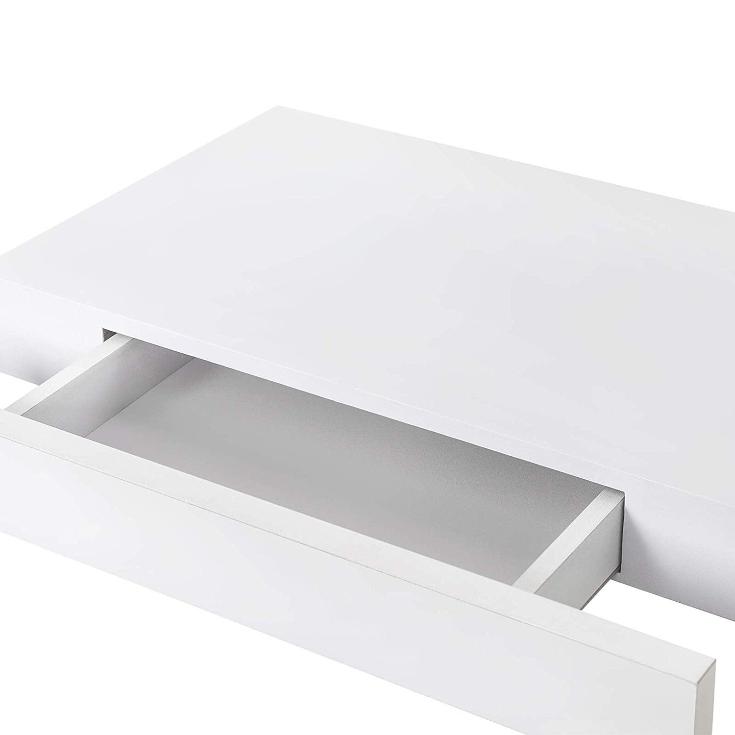 Furinno Luder Bookcase De Estantería Abierta De 3 Niveles, Blanco