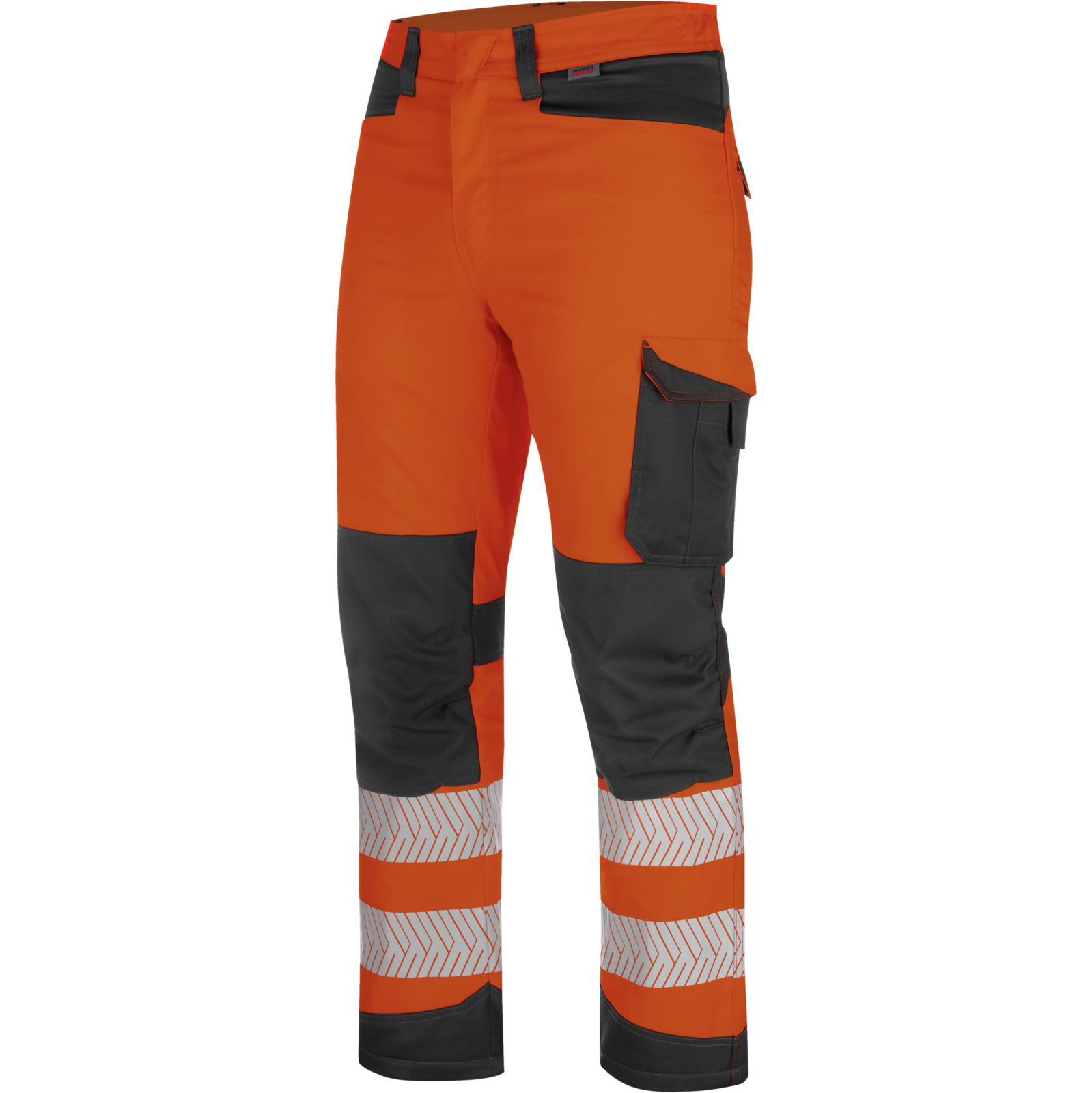 pantalon-de-travail-haute-visibilit-fluo-hiver-orange-anthracite