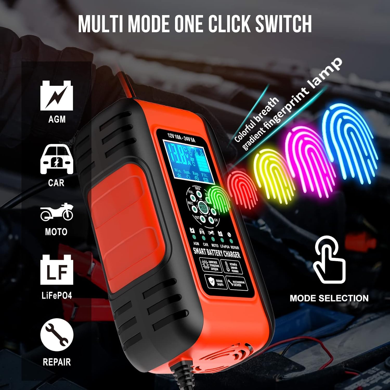 Caricabatterie mantenitore 6/12 V - Caricabatterie - Start Batterie Shop