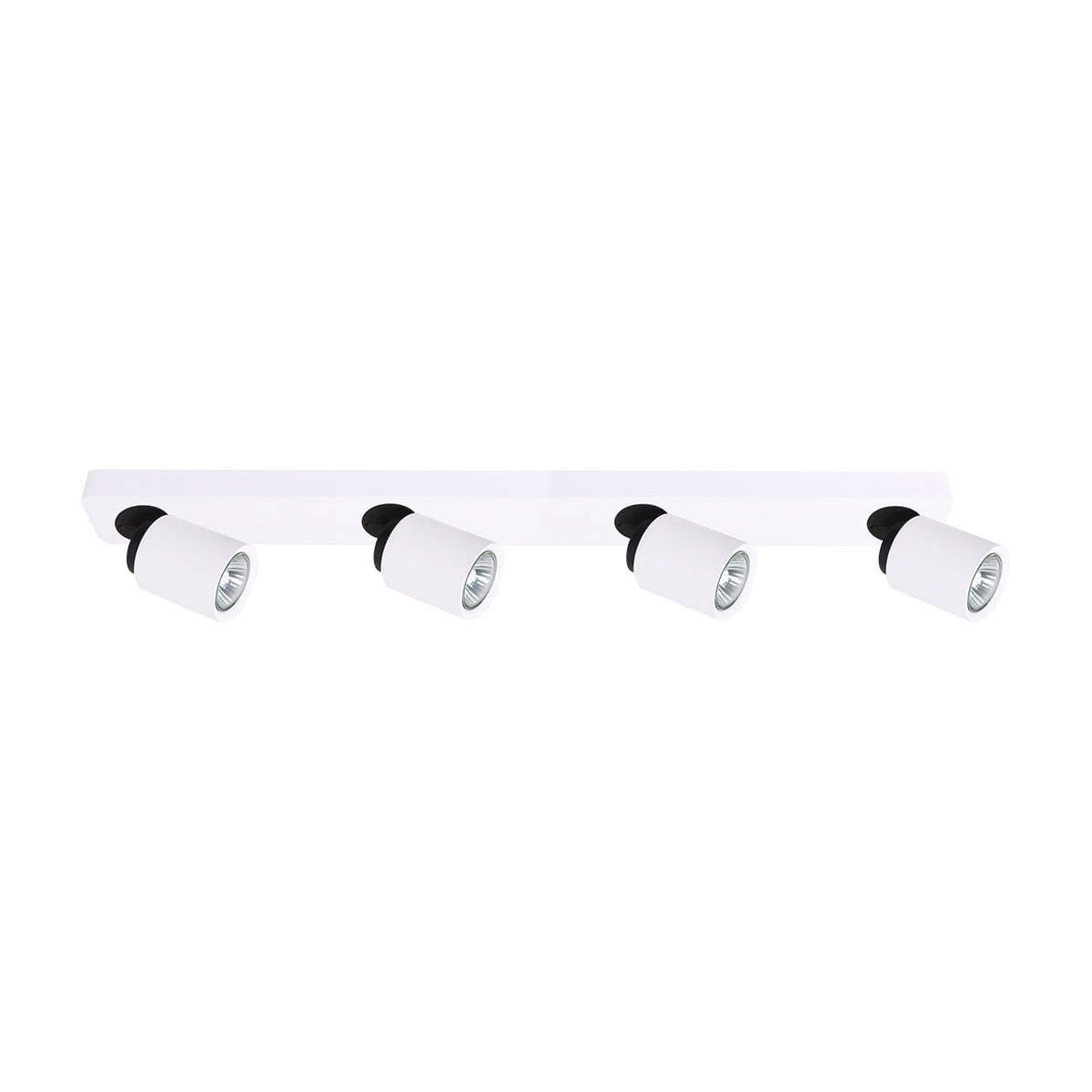 Lampa sufitowa wisząca Lucien biało-czarna 4xGU10x35W nowoczesna wym: 76 x 7 cm metal Italux