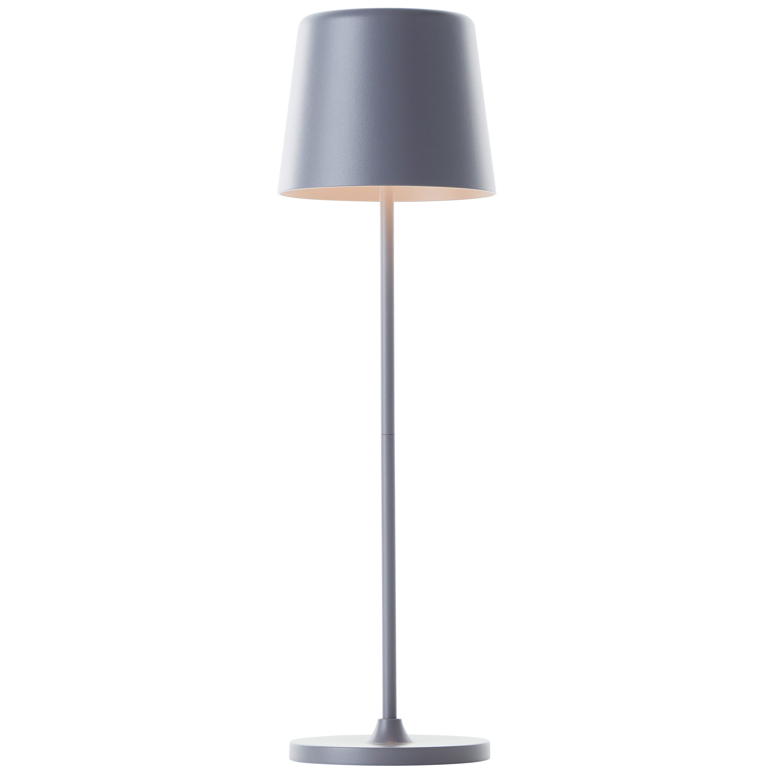 Brilliant lampa Kaami LED zewnętrzna lampa stołowa 37cm szary metal mat 2 W LED zintegrowana
