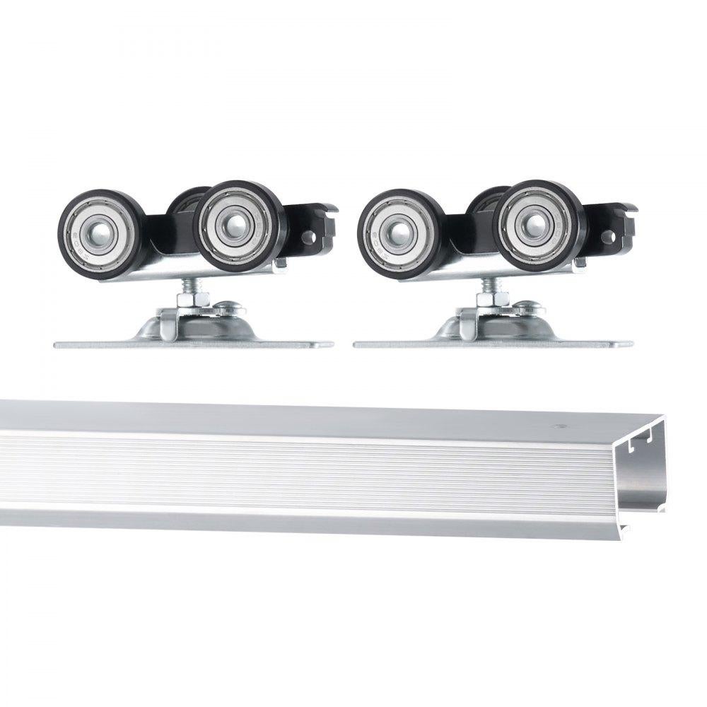 Riel deslizante para puertas corredizas 1441 mm en aluminio hasta 100 kg TEKMAQUINAS - 3