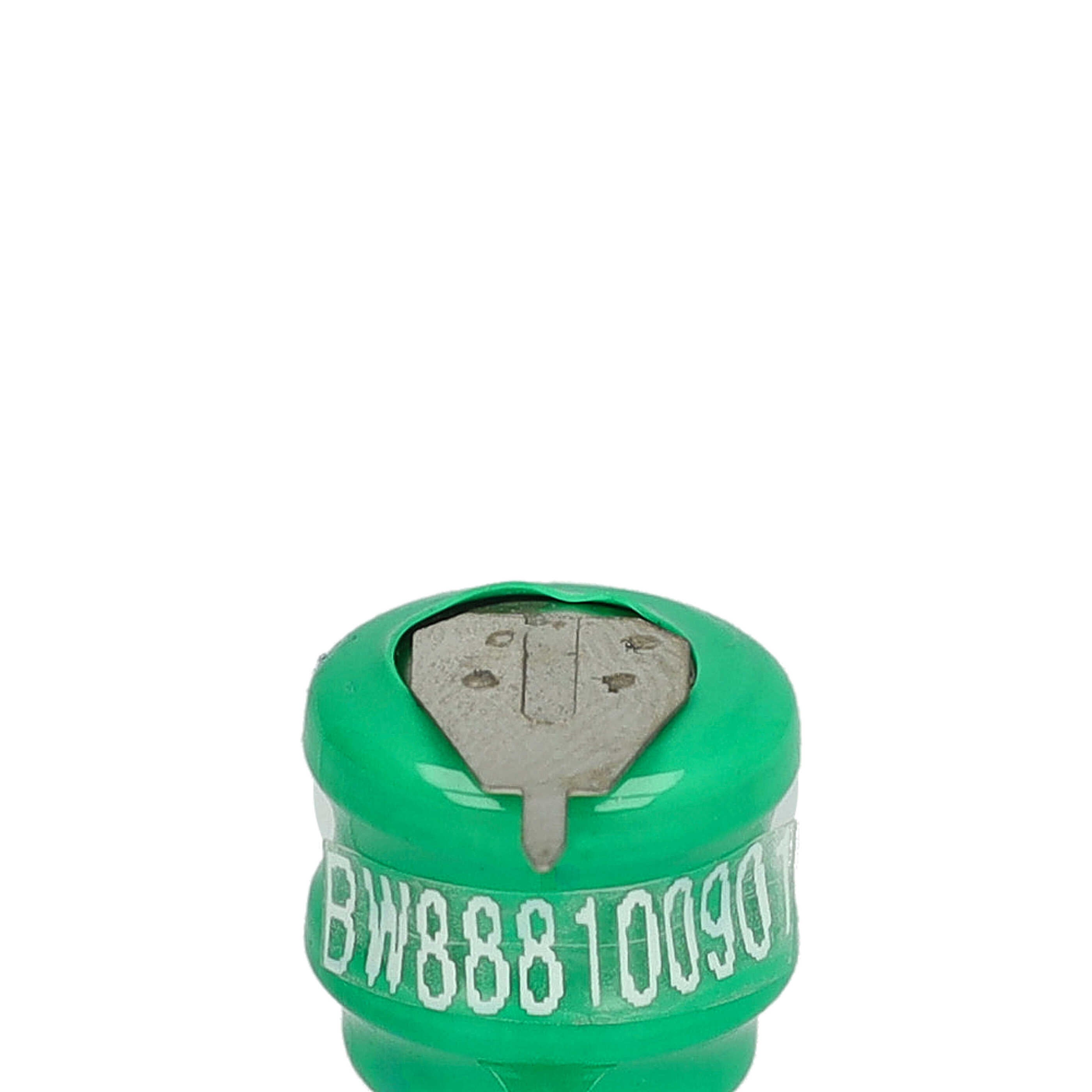 vhbw NiMH pile bouton de remplacement pour type V40H 2 épingles 40mAh 2,4V convient pour les batteries de modélisme etc. - 5