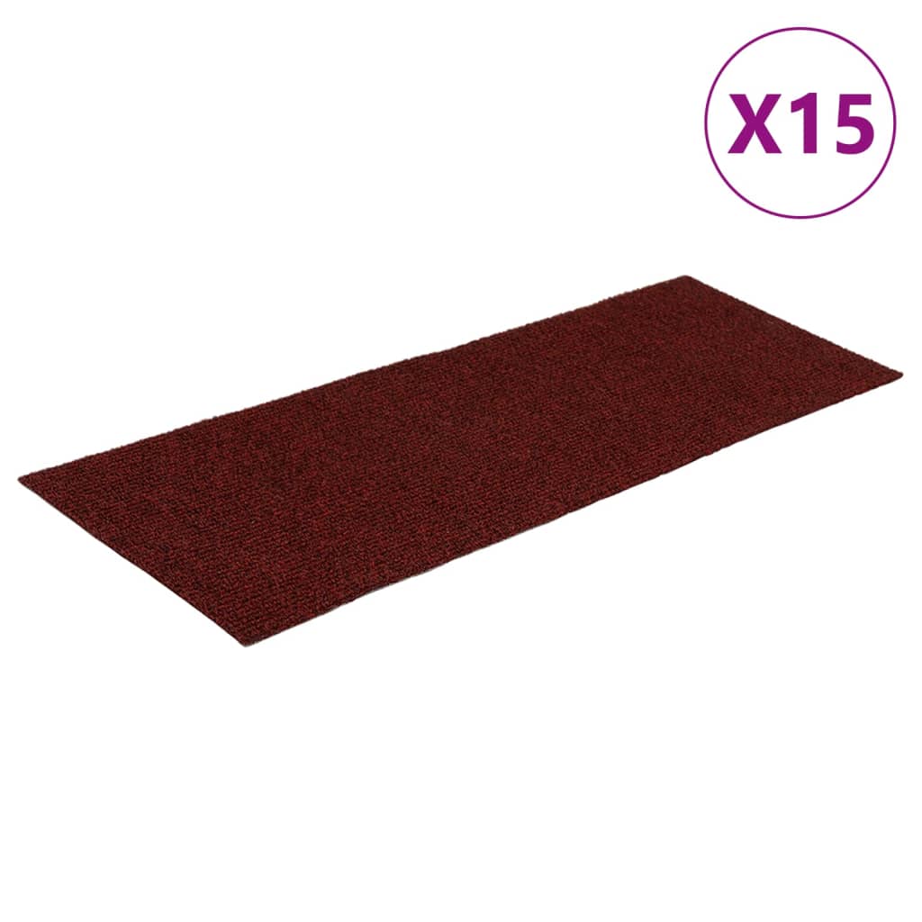 WOCASA Set Di 16 Tappetini Antiscivolo Per Scale - Grigio Chiaro, 55x20 Cm, Autoadesivi, Morbidi E Lavabili, Per Legno E Marmo - 2