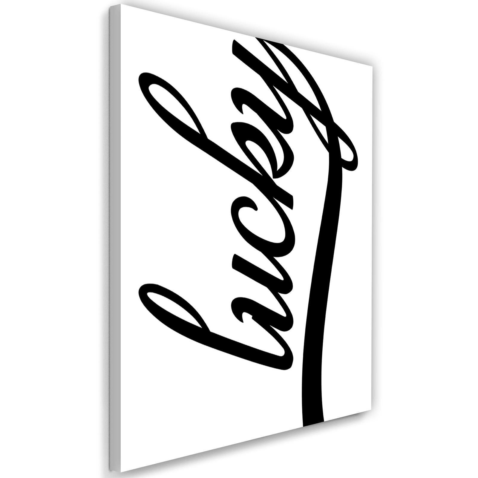 Obraz na płótnie, Lucky na białym tle 80x120