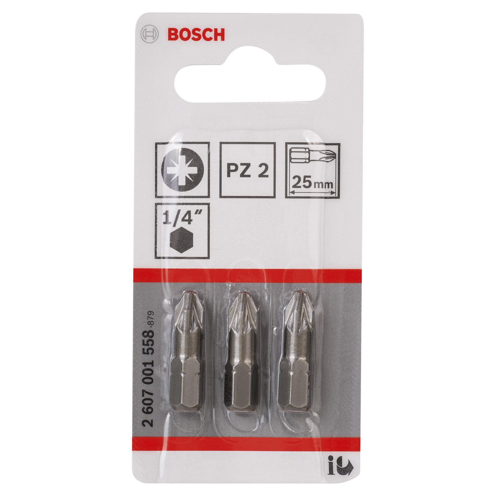 BOSCH PUNTA DEST.POZIDRIV 2 25 (3 U. - 4