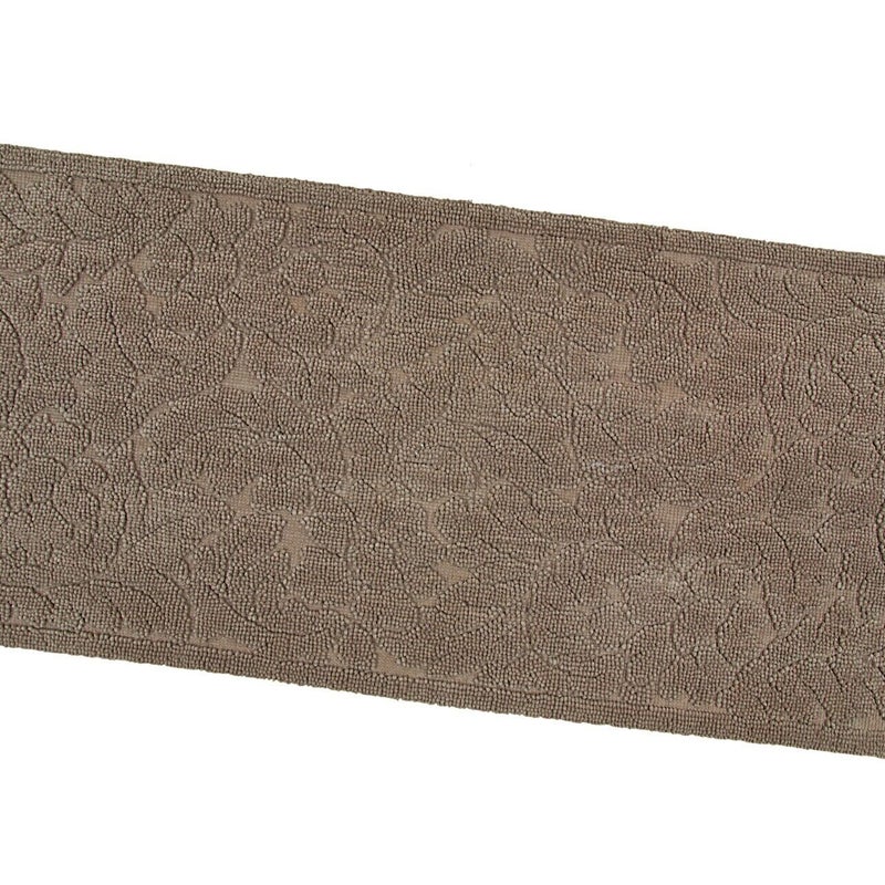 Dywan Miękki Bawełna 63x140 Cm Jednolity Kolor Dywanik Przyłóżkowy Łazienka Chłonny Antypoślizgowy Jasnobrązowy