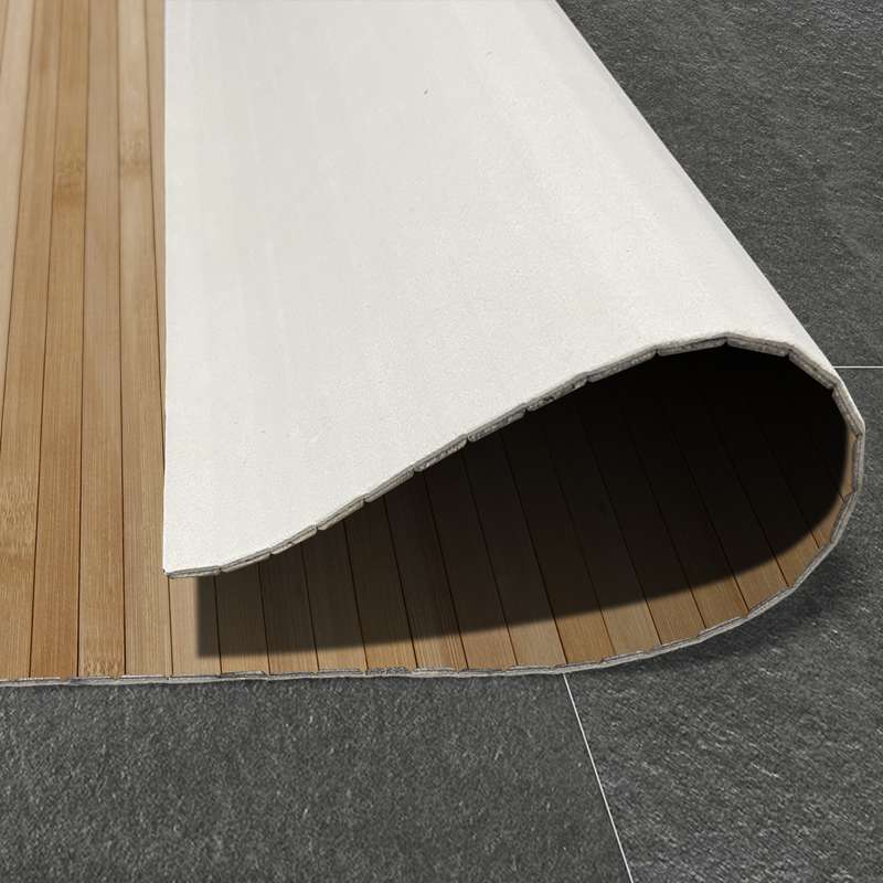 Tapis Bambou antidérapant naturel tapis de decoration Brunclair 80 x 150 cm - 3