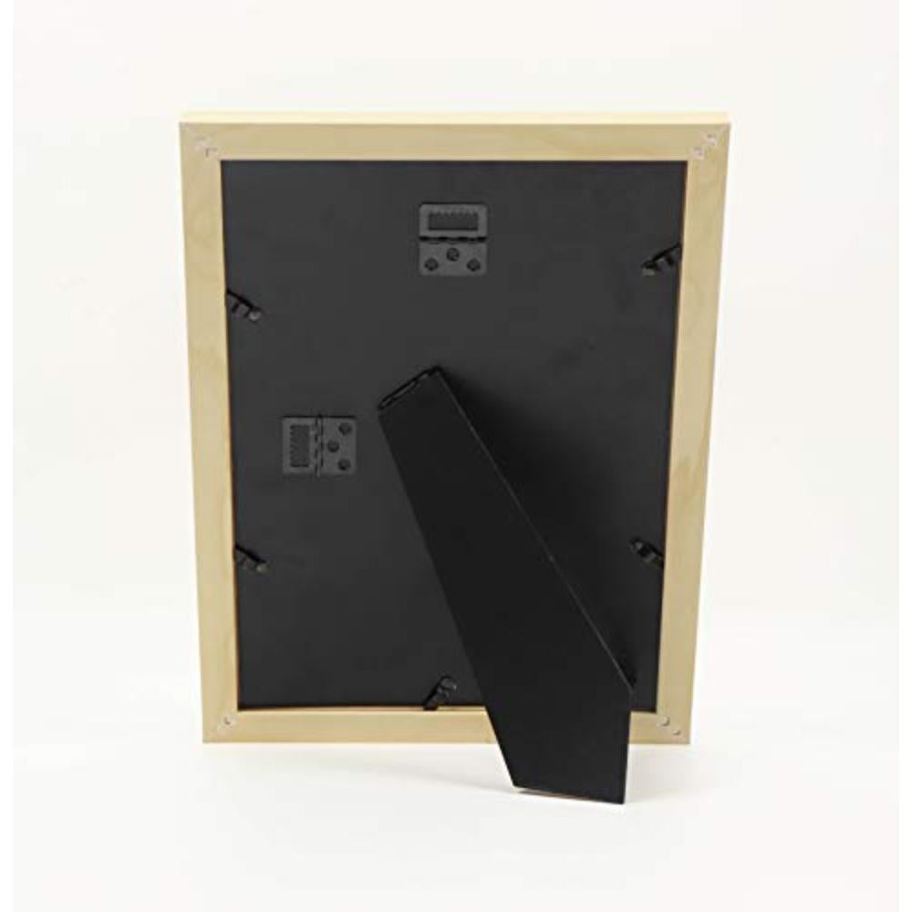 Nacnic Lot de 4 cadres clips transparents Supports transparents pour photos, dessins ou feuilles A4 21x29,7cm Avec plexiglas et ancres pour accrocher - 2