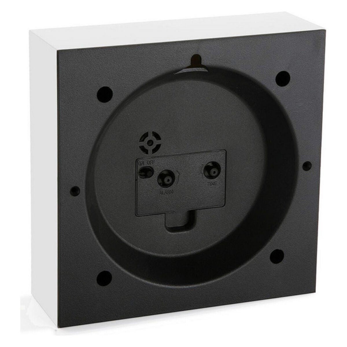 Orologio-Sveglia Plastica (6,5 x 16,5 x 16,5 cm) Bianco - 7