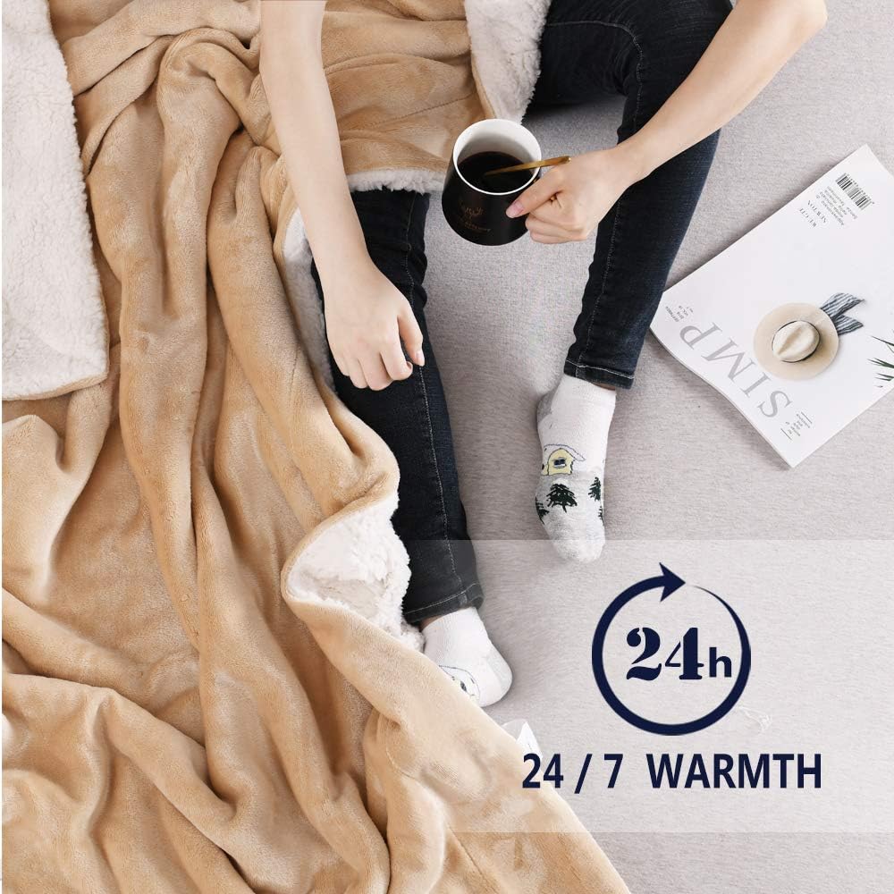 Coperta Ultra Soffice Coperta In Pile Plaid Perla Tinta Unita Morbida Soffice 210 X 230 Coperta In Micropile Morbida