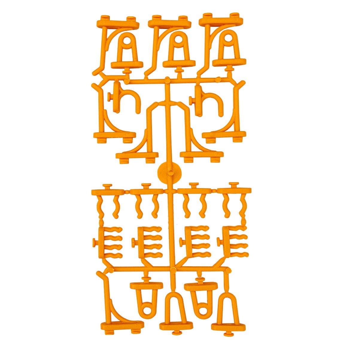 Painel de ferramentas 50 x 100 x 1,7cm Kit modular 2 painéis perfurados 2 prateleiras + 50 ganchos INTEC sortidos - 3