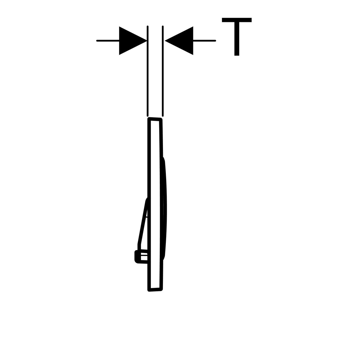 Plaque de commande Geberit Sigma20 - chasse d'eau à 2 boutons - boutons ronds - blanc/mat blanc/blanc - 4
