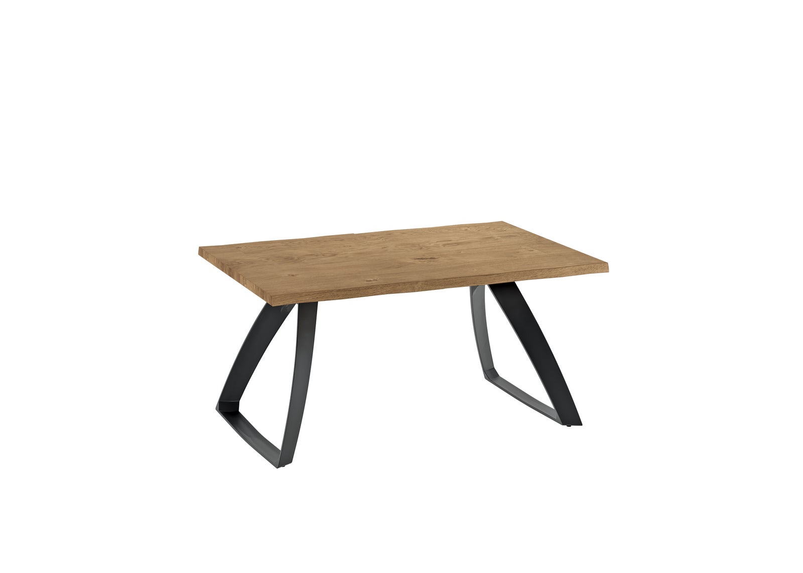Bridge - Stół stały (160 x 90 cm) w okleinie z czarnego dębu