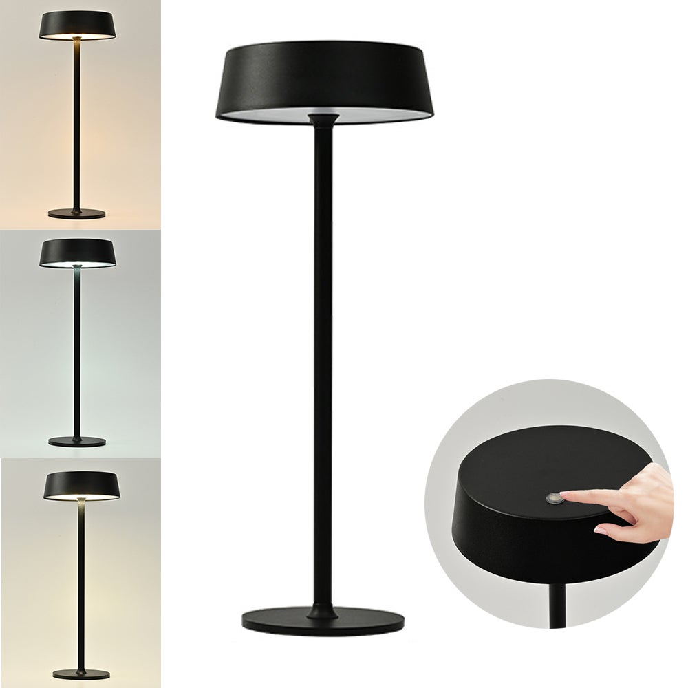 Ściemnialna, bezprzewodowa lampa stołowa LED do użytku wewnątrz i na zewnątrz, idealna do jadalni, czytania, sypialni, ładowana przez USB