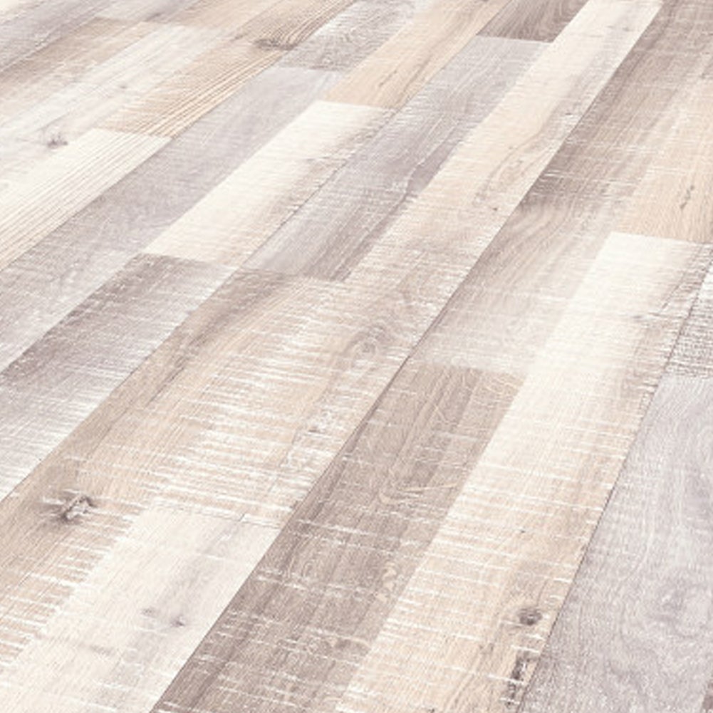 Sol stratifié effet parquet - 8 mm - chêne rude- boite de 9 lames - 2,22 m2 - EH LOFT 8222 - PEFC 70% - 2