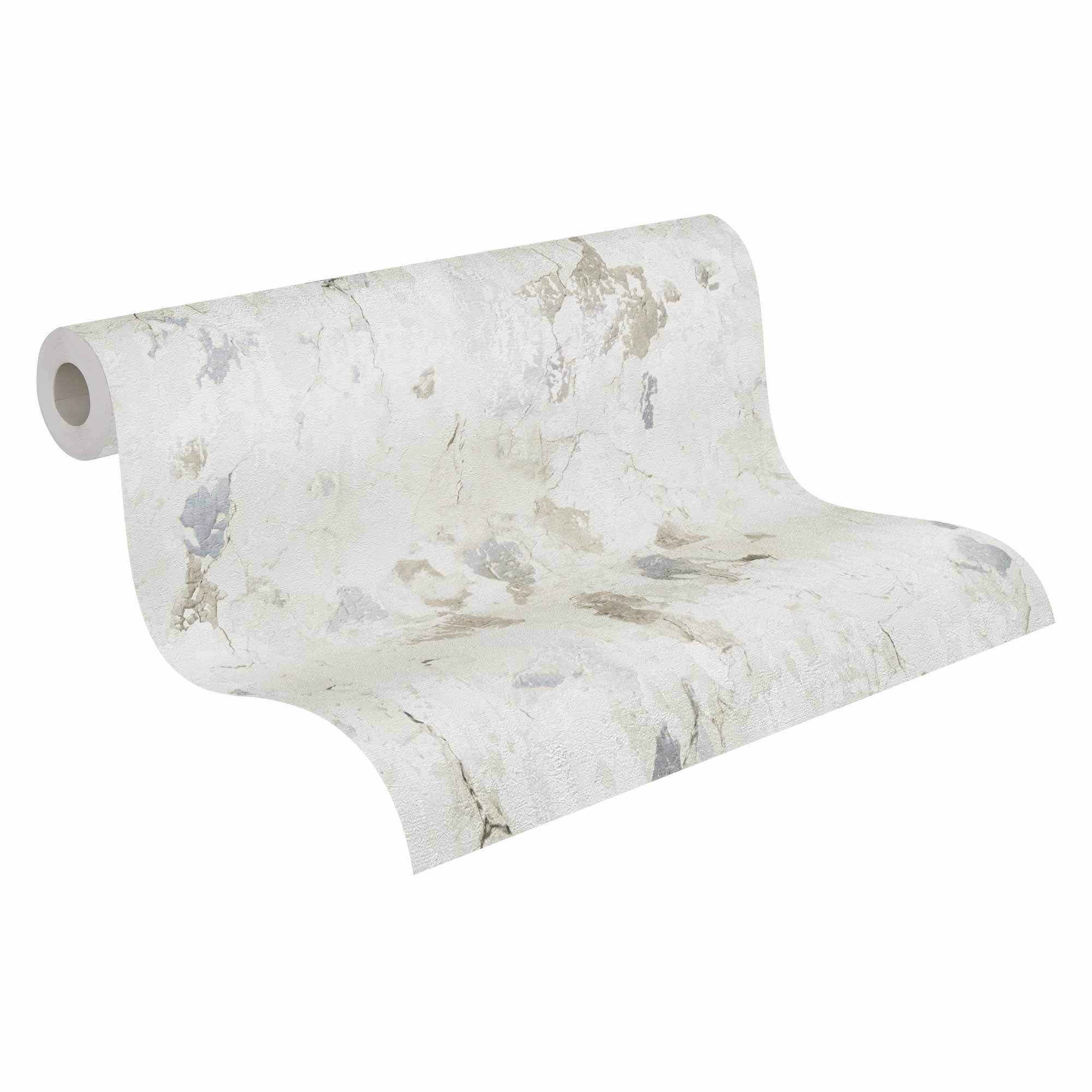Tapeta konkretny wygląd szaro-białym - 53 cm x 10.05 m - LIVINGWALLS - 3