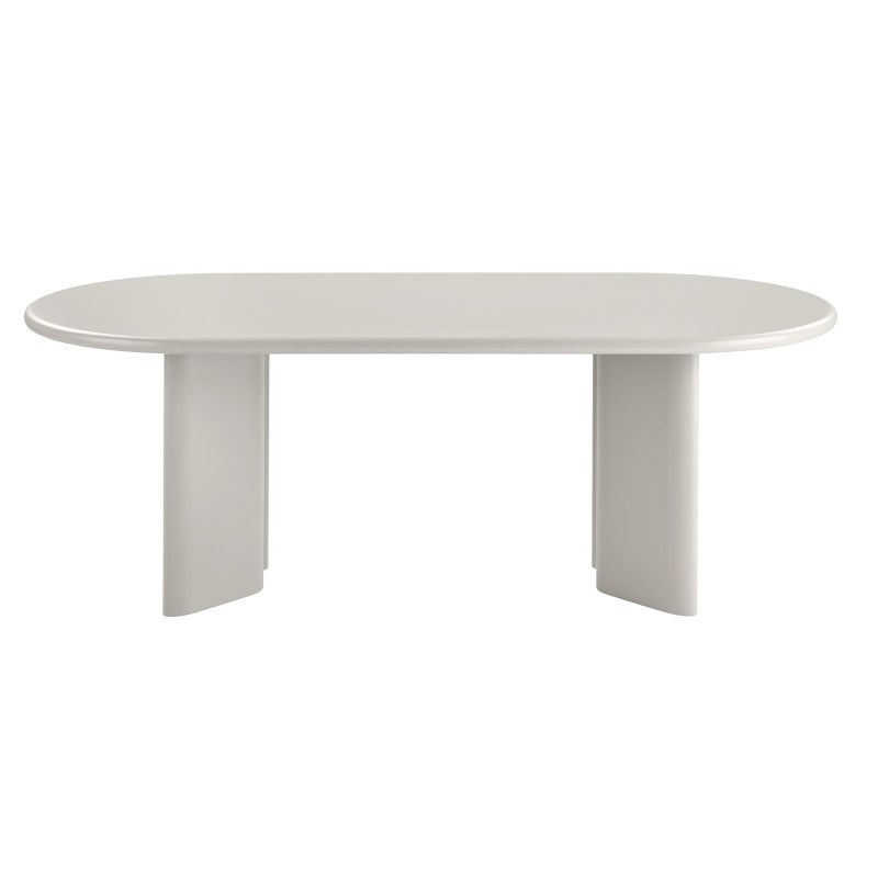 ARMOR-Table à manger ovale 8/10 personnes 220 cm, coloris sable | Leroy ...