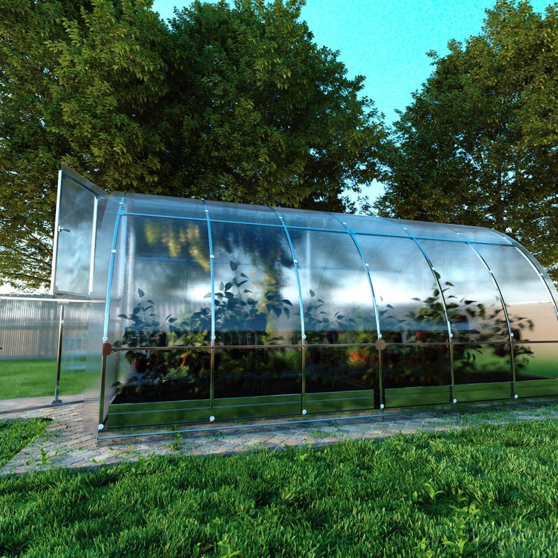 Szklarnia KLASIKA TUBE 3 x 4 m (12 m²), 6 mm z powłoką z poliwęglanu 1szt.