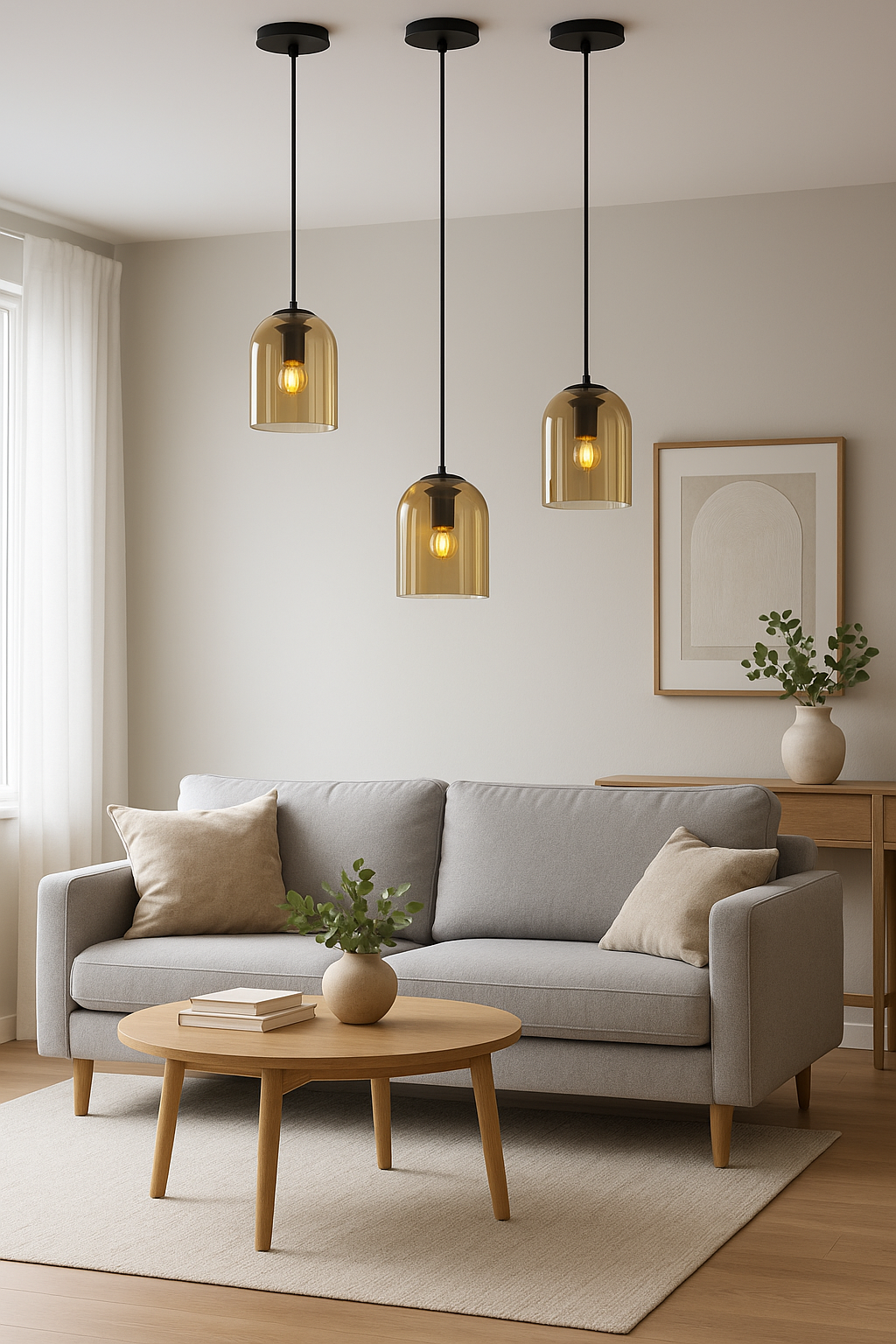 Lampa Sufitowa Wisząca Toolight App1704-1Cp Brązowy - 5