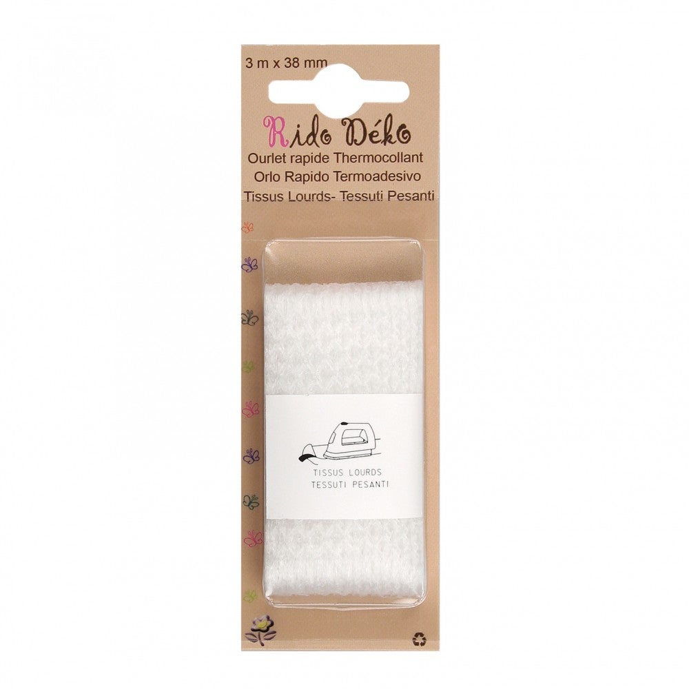 Nastro per orlo termoadesivo bianco 3 m x 20 mm acquista da OBI