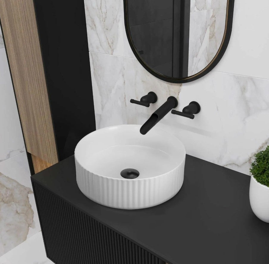 Umywalka Nablatowa Rea Delia Biały 36 X 36 - 3