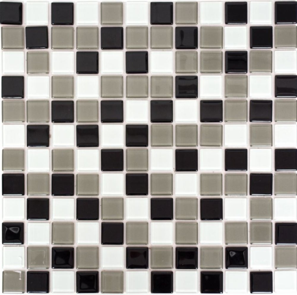 Mosaïque Pierre Naturelle Noire et Blanche Cityline - Capri