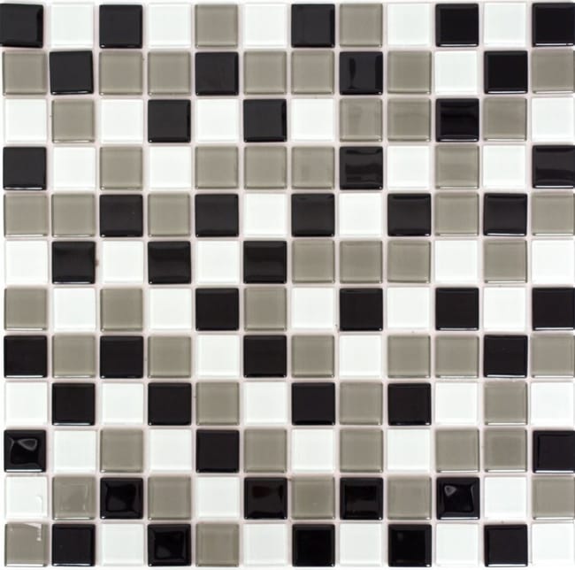 Mosaïque Pierre Naturelle Noire et Blanche Cityline - Capri Mosaïque Pierre Naturelle Noire et Blanche Cityline - Capri