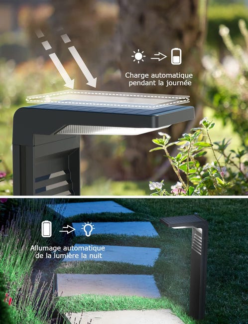 Lampada Da Parete Solare A 100 LED 4 Lati Luminosi Con Sensore Di Movimento Lampada Da Parete Per Esterni Impermeabile Per Cortile A Induzione Umana - Foto 14