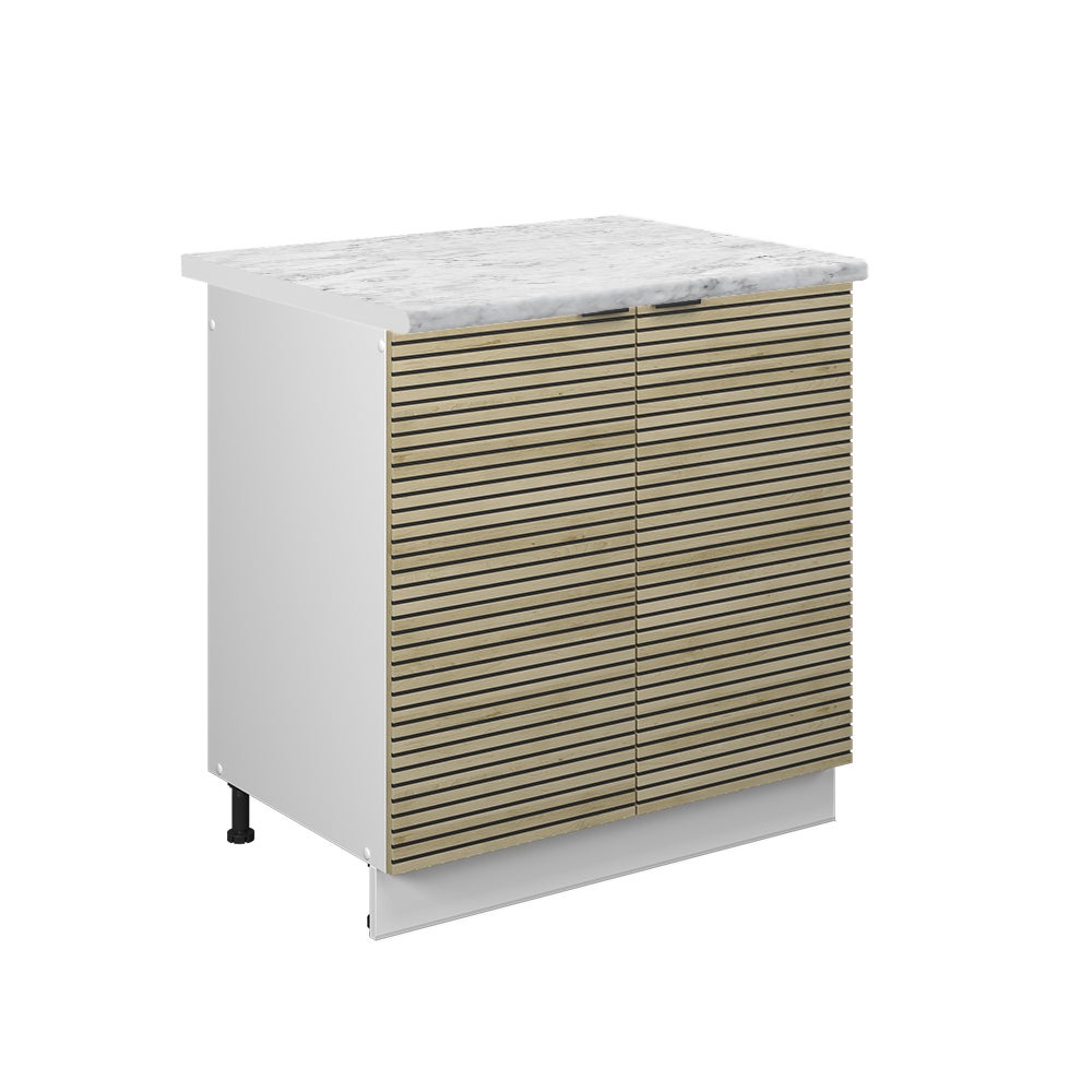 Vicco Szafka pod zlew Fame-Line, Panel dębowy, 80 cm , BP Marmur