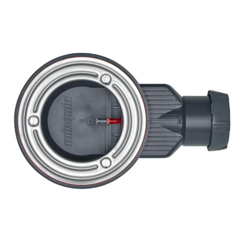 Bonde de receveur de douche sortie horizontale extra-plat WIRQUIN Slim+ D40 sans grille - 2