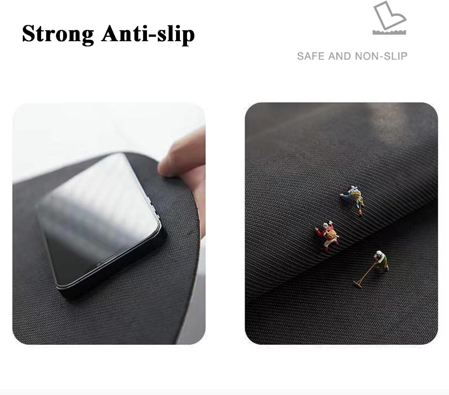 Tapis de bain absorbant en terre de diatomées, tapis de sol antidérapant, tapis de bain à séchage rapide (40 × 60 cm) - 3