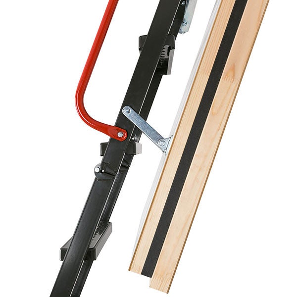 Escalier métal coupe feu 60min - 3.60m sous plafond - Trémie 70x144cm - LMF60/70144-360 - 6