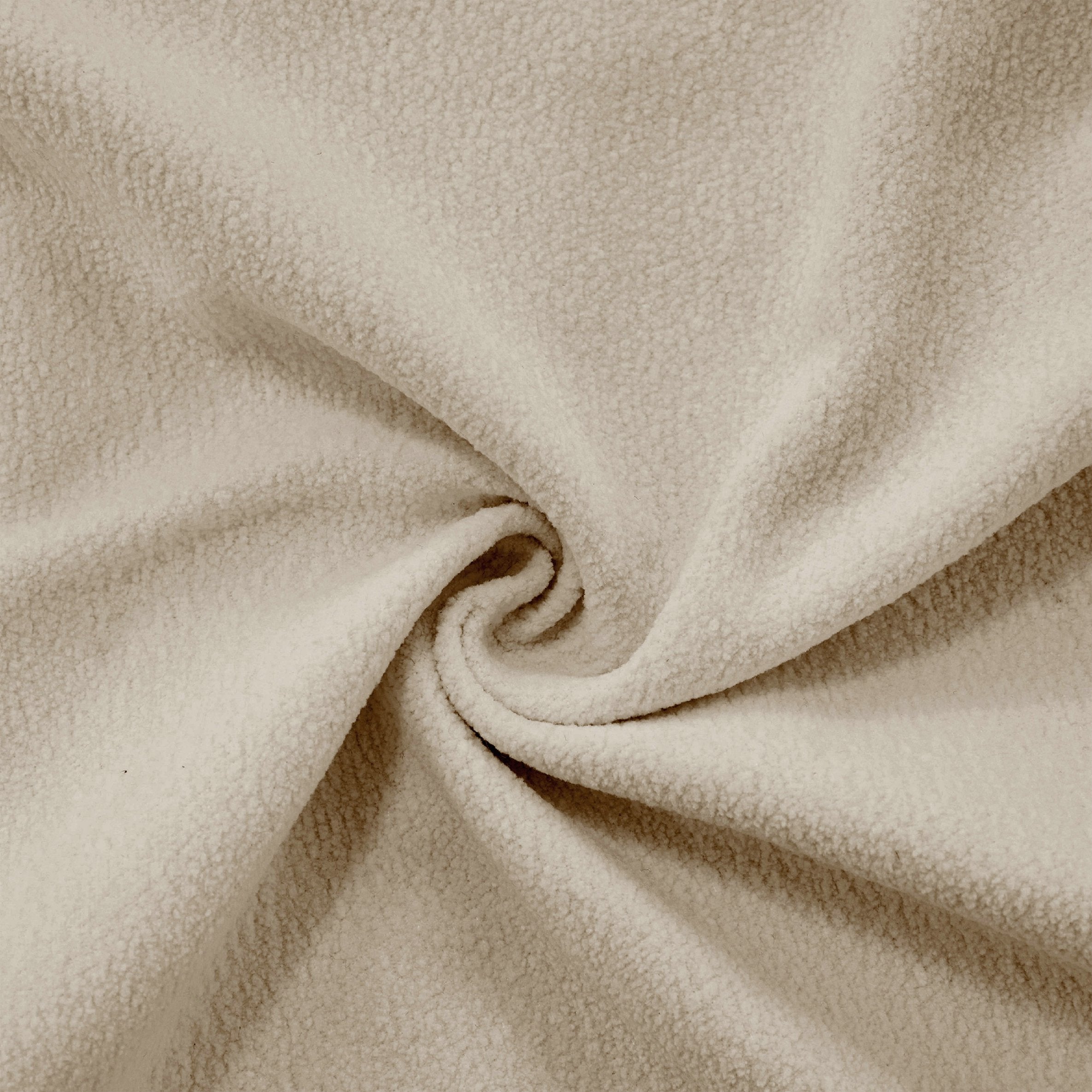 Canapé d\'angle modulaire luxueux 3 places U – en forme de nuage, confortable – canapé-lit profond avec pouf – chenille marron clair - 9