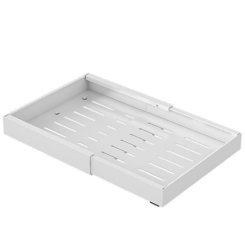 Tiroir de cuisine coulissant, à coller, rétractable (32-52 cm), sans perçage ni clouage, noir - 8