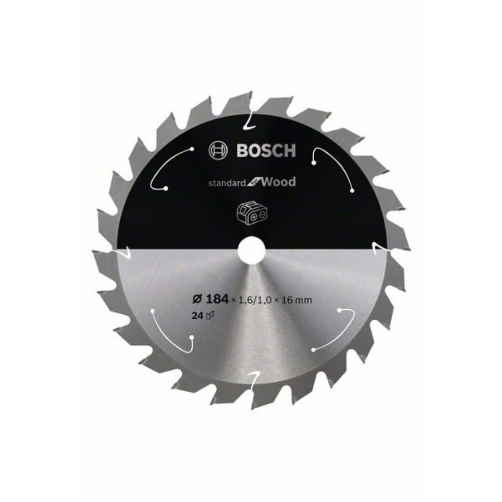 Bosch PRO Wood bezprzewodowe ostrze do pilarek tarczowych 184 x 1,6 x 16 mm - 2608837700