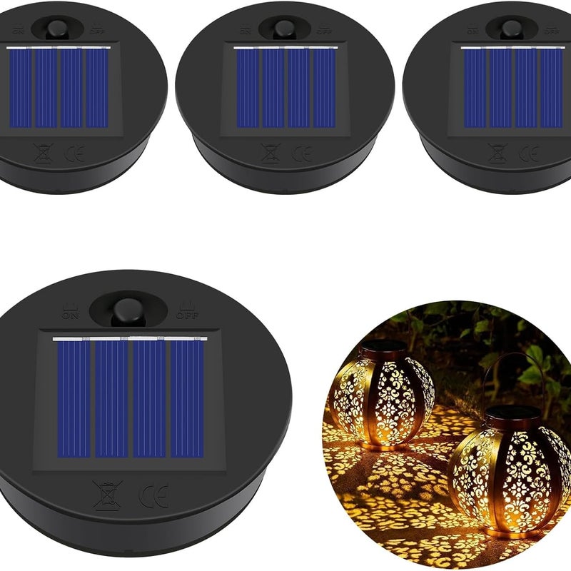 Zamienne lampy solarne, zamienniki pokrywek solarnych, zamienne lampy solarne z diodami LED, do lampionów solarnych, dekoracja ogrodowa