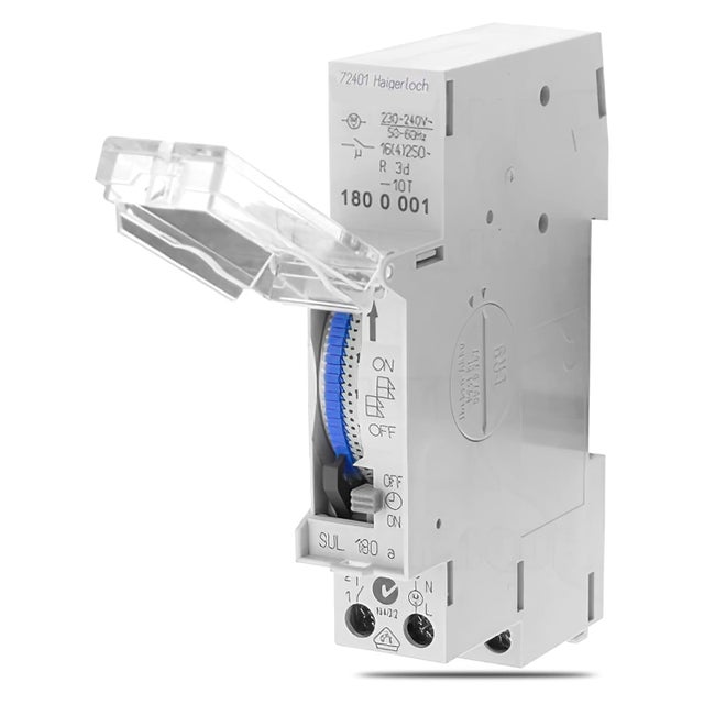 Theben 1800001 SUL 180 a, Horloge programmable analogique, programme journalier, 1 canal, réserve de marche 3 jours